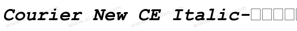 Courier New CE Italic字体转换
